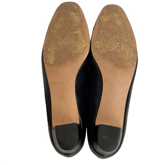 Trotters Jamie Black Leather Cross Strap Pumps Size 7 SS (Narrow) - Picture 10 of 16